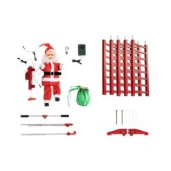 10ft. Outdoor Climbing Santa -Michaels X-Mas Decor D657831S 5