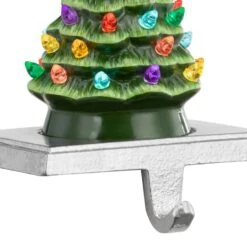 Green Tree Illuminated Stocking Hanger -Michaels X-Mas Decor D657834S 4