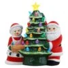 9.25" Santa & Mrs. Claus Nostalgic Tree -Michaels X-Mas Decor D657854S 1