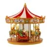 12" Lighted Very Merry Carousel -Michaels X-Mas Decor D657861S 1