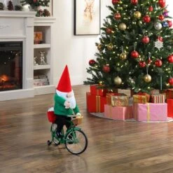 22.5" Cycling Gnome -Michaels X-Mas Decor D657866S 3