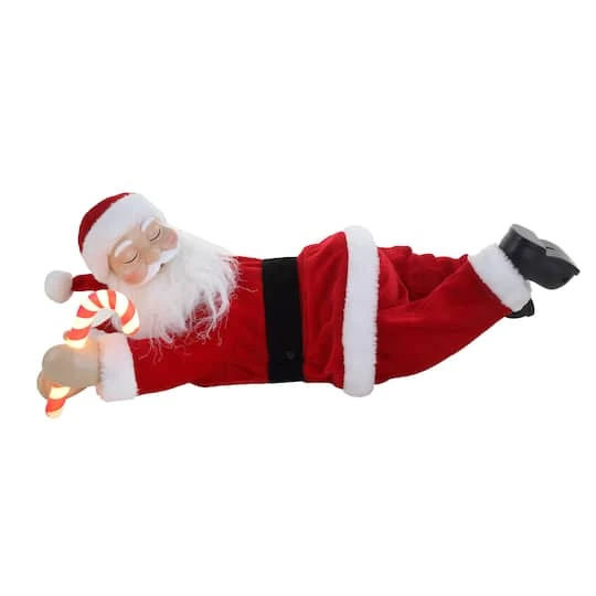 19.5" Lighted Sleeping Santa 3 19.5" Lighted Sleeping Santa