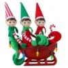 18" Santa's Elves Illuminated Sleigh Tabletop Accent 2 18" Santa's Elves Illuminated Sleigh Tabletop Accent -Michaels X-Mas Decor D657881S 1
