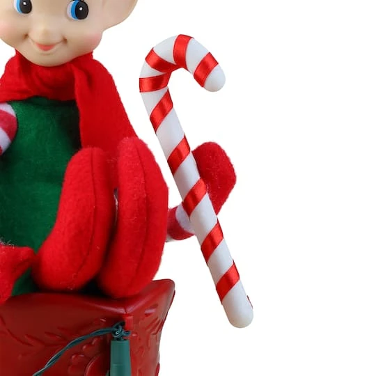 18" Santa's Elves Illuminated Sleigh Tabletop Accent 10 18" Santa's Elves Illuminated Sleigh Tabletop Accent - Image 8