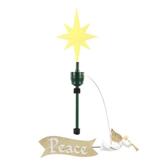 Angel With Banner Animated Tree Topper 4 Angel With Banner Animated Tree Topper - Image 2