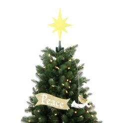Angel With Banner Animated Tree Topper 11 Angel With Banner Animated Tree Topper -Michaels X-Mas Decor D657885S 2