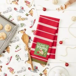 DII® Be Meowy Dishtowel Set -Michaels X-Mas Decor D658333S 5