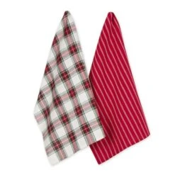 DII® Christmas Plaid Dishtowel Set 9 DII® Christmas Plaid Dishtowel Set -Michaels X-Mas Decor D658338S 1 1