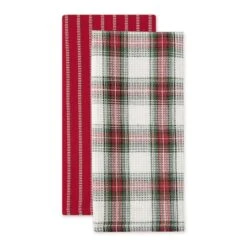 DII® Christmas Plaid Dishtowel Set 11 DII® Christmas Plaid Dishtowel Set -Michaels X-Mas Decor D658338S 3