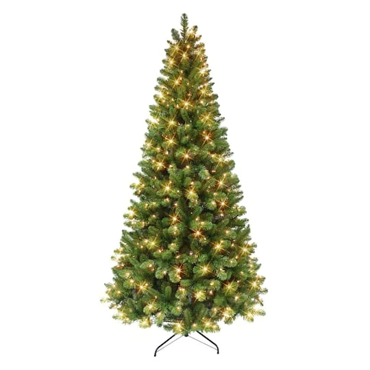 7.5ft. Pre-Lit Virginia Pine Artificial Christmas Tree, Clear Lights 3 7.5ft. Pre-Lit Virginia Pine Artificial Christmas Tree, Clear Lights