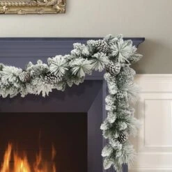 9ft. Berkshire Spruce Garland -Michaels X-Mas Decor D659628S 4