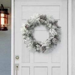 24" Berkshire Spruce Wreath -Michaels X-Mas Decor D659631S 3