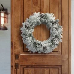 24" Berkshire Spruce Wreath -Michaels X-Mas Decor D659631S 4