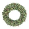 60'' Pre-Lit Rocky Mountain Spruce Christmas Wreath -Michaels X-Mas Decor D659683S 1