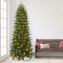 10ft. Pre-Lit Fraser Fir Artificial Christmas Tree, Color Select LED Lights 10 10ft. Pre-Lit Fraser Fir Artificial Christmas Tree, Color Select LED Lights -Michaels X-Mas Decor D659685S 3