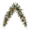 6ft. Pre-Lit Decorated Artificial Christmas Swag, Clear Incandescent Lights