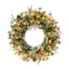 32" Pre-Lit Glittery Wreath -Michaels X-Mas Decor D659699S 1