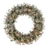48" Pre-Lit Glittery Wreath 2 48" Pre-Lit Glittery Wreath -Michaels X-Mas Decor D659715S 1