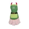DII® Santa's Helper Ruffle Apron -Michaels X-Mas Decor D659892S 1