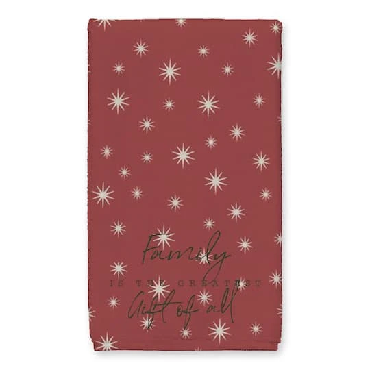 Red Family Twinkle Tea Towels, 2ct. 5 Red Family Twinkle Tea Towels, 2ct. - Image 3