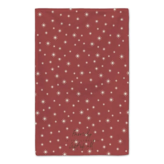 Red Family Twinkle Tea Towels, 2ct. 7 Red Family Twinkle Tea Towels, 2ct. - Image 5