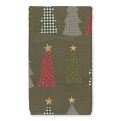 Sweater Weather Green Tree Pattern Tea Towel Set 11 Sweater Weather Green Tree Pattern Tea Towel Set -Michaels X-Mas Decor D662392S 3