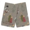 Good Tidings Gray Tree & Globe Pattern Tea Towel Set -Michaels X-Mas Decor D662393S 1