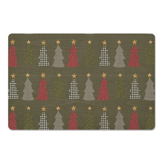 Green Tree Pattern Floor Mat 4 Green Tree Pattern Floor Mat - Image 2