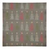 Gray Tree Pattern Cotton Twill Napkin -Michaels X-Mas Decor D662422S 1