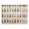 Cream Tree Pattern Cotton Twill Placemat -Michaels X-Mas Decor D662444S 1