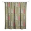 Green Tree Pattern Shower Curtain 1 Green Tree Pattern Shower Curtain -Michaels X-Mas Decor D662554S 1