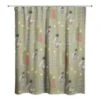 Green Tree & Globe Pattern Shower Curtain -Michaels X-Mas Decor D662556S 1