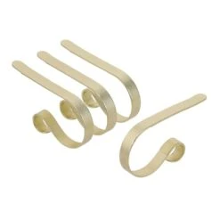 Original MantleClip® Glimmer Gold Stocking Holders, 4ct.