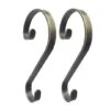 Haute Decor Stocking Scrolls® Weathered Antique Brass Stocking Holders, 2ct.
