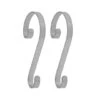 Haute Decor Stocking Scrolls® Real Galvanized Stocking Holders, 2ct. 1 Haute Decor Stocking Scrolls® Real Galvanized Stocking Holders, 2ct. -Michaels X-Mas Decor D665843S 1