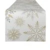 DII® 108" Snowflake Sparkle Printed Table Runner -Michaels X-Mas Decor D666486S 1