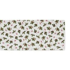 DII® 108" Holly Heritage Table Runner -Michaels X-Mas Decor D666777S 2