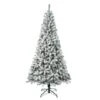 7.5 Ft. Unlit Acacia Flocked Artificial Christmas Tree