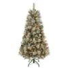 4.5ft. Pre-Lit Perry Hard Needle Artificial Christmas Tree, Clear Lights 2 4.5ft. Pre-Lit Perry Hard Needle Artificial Christmas Tree, Clear Lights -Michaels X-Mas Decor D671914S 1