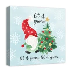 Let It Gnome Canvas Wall Art -Michaels X-Mas Decor D673231S 2