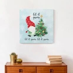 Let It Gnome Canvas Wall Art -Michaels X-Mas Decor D673231S 4