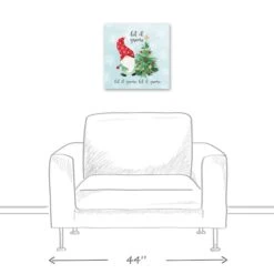 Let It Gnome Canvas Wall Art -Michaels X-Mas Decor D673231S 5