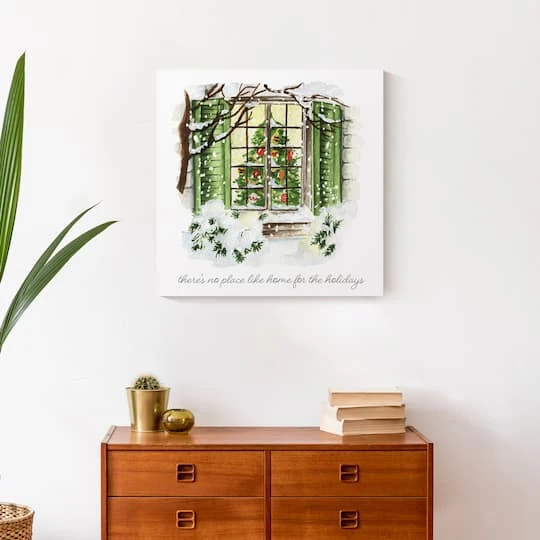 There's No Place Like Home For The Holidays Scene Canvas Wall Art 7 There's No Place Like Home For The Holidays Scene Canvas Wall Art - Image 5