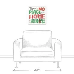 There's No Place Like Home For The Holidays Typography Canvas Wall Art 13 There's No Place Like Home For The Holidays Typography Canvas Wall Art -Michaels X-Mas Decor D673235S 5