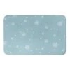 Blue Snowflake Pattern Bath Mat -Michaels X-Mas Decor D673252S 1