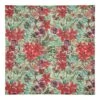Holiday Blooms Pattern Cotton Twill Napkin -Michaels X-Mas Decor D673267S 1
