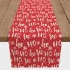90'' Ho Ho Ho Pattern Cotton Twill Runner -Michaels X-Mas Decor D673279S 1