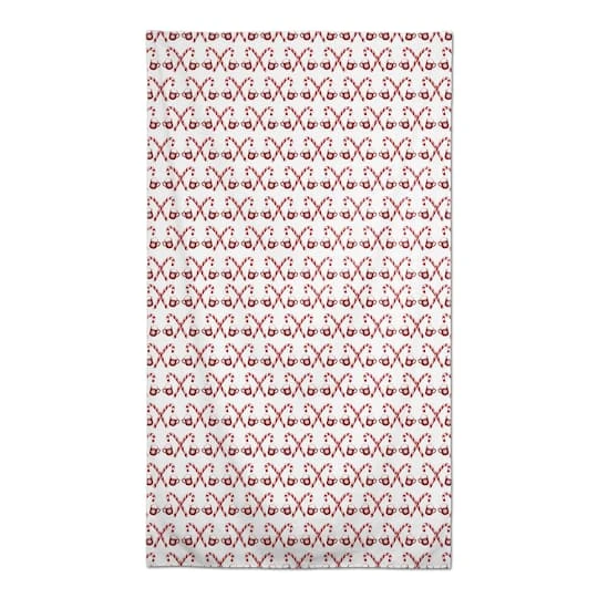 102'' Candy Cane Hot Chocolate Tablecloth 4 102'' Candy Cane Hot Chocolate Tablecloth - Image 2
