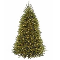 7.5ft. Pre-Lit Dunhill® Fir Artificial Christmas Tree, Clear Lights 10 7.5ft. Pre-Lit Dunhill® Fir Artificial Christmas Tree, Clear Lights -Michaels X-Mas Decor D674379S 1 1