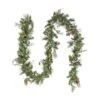 First Traditions™ Collection 9ft. Pre-Lit Artificial North Conway Garland With Glittery Cones & Eucalyptus, 100 Clear Lights 2 First Traditions™ Collection 9ft. Pre-Lit Artificial North Conway Garland With Glittery Cones & Eucalyptus, 100 Clear Lights -Michaels X-Mas Decor D675898S 1